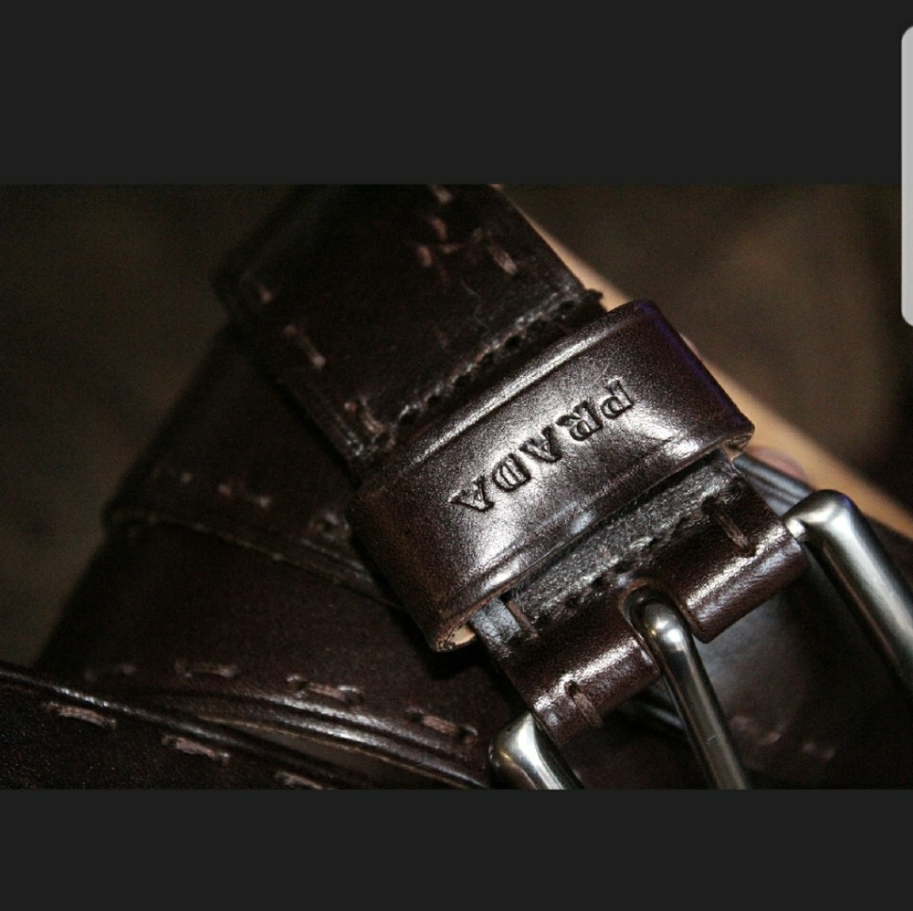 Authentic PRADA Never Worn..Genuine Leather - Picture 3 of 7